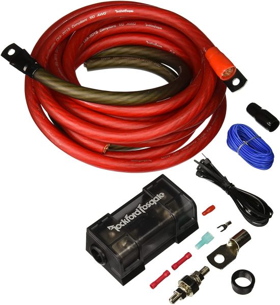 ROCKFORD FOSGATE AMP INSTALLATION WIRING KIT 1/0 AWG