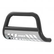 ARIES BUMPER BLACK BULL BAR STAINLESS STEEL SKID PLATE