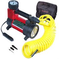 Q Industries HV40A2 SuperFlow 150PSI Portable Air Compressor with LED Light