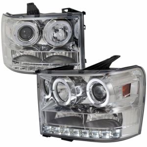 GMC SIERRA 1500/2500/3500 2007-2013 CHROME HEADLIGHT