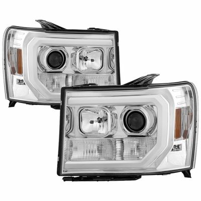 GMC SIERRA 1500/2500/3500 2007-2013 CHROME HEADLIGHT DRL