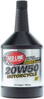 RED LINE SYNTHETIC MOTORCYCLE OIL 20W50