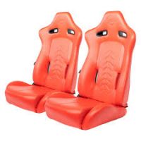BANC RACING SEAT PAIRE CUIRE PVC PAIRE INCLINABLE